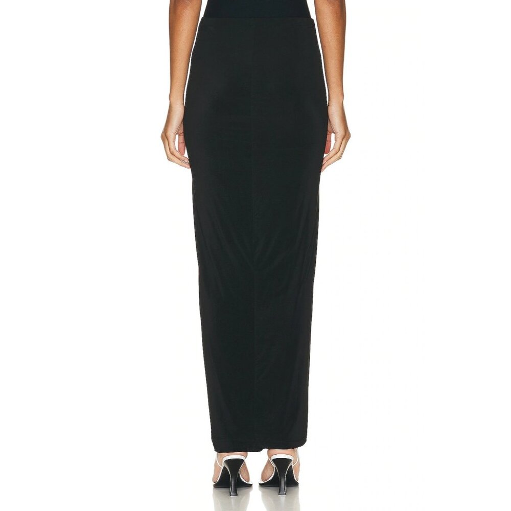 WARDROBE.NYC Layered Tube Skirt in Black Small New Womens Maxi Long - Picture 15 of 16